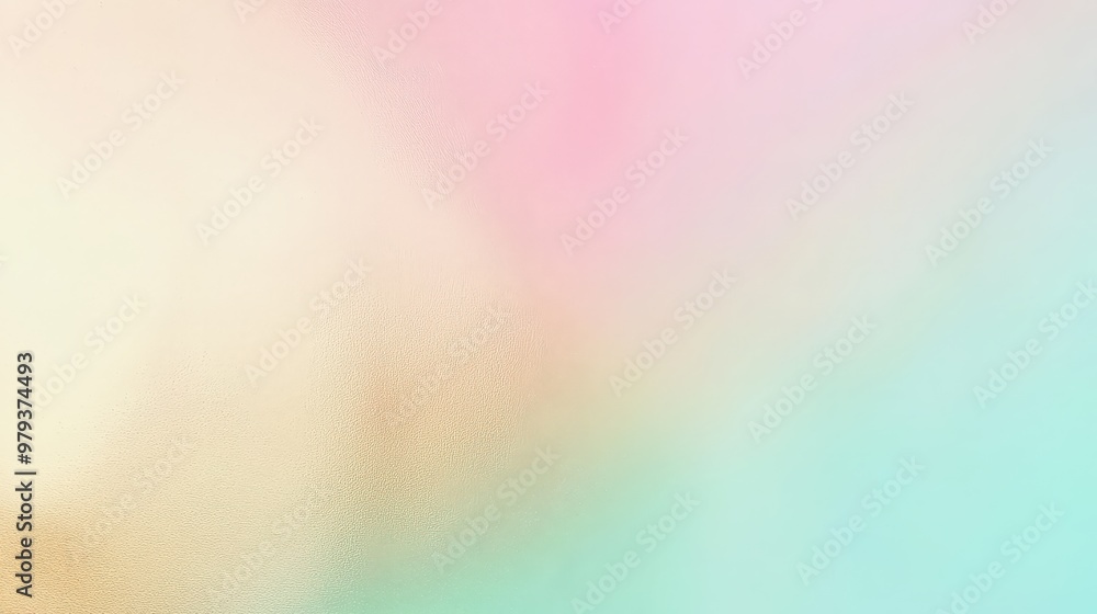 Poster gentle pastel hues merge seamlessly, creating an abstract background that inspires tranquility, crea