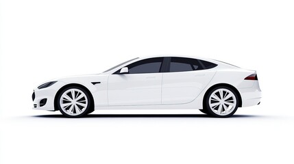 Fototapeta premium Sleek Modern Car with Luxury Features