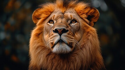 Fototapeta premium Majestic Lion Portrait
