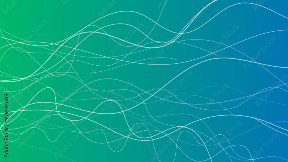 Poster abstract gradient background with wave beams