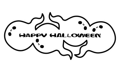 おばけのフレーム４連