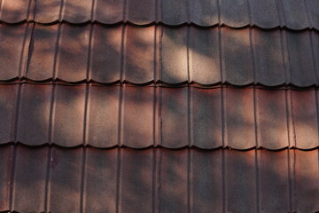 Indonesian old house roof tiles