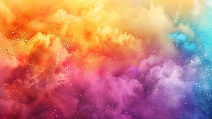 Clourful cloud wallpaper