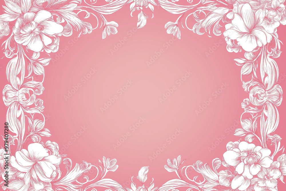 Poster decorative frame elegant vector element for design