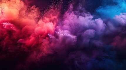 Fototapeta premium colourful cloud of holi festival