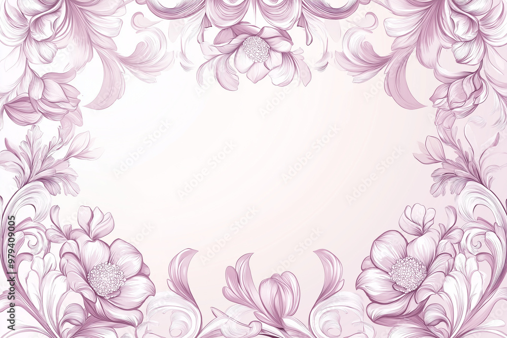 Poster decorative frame elegant vector elements for design