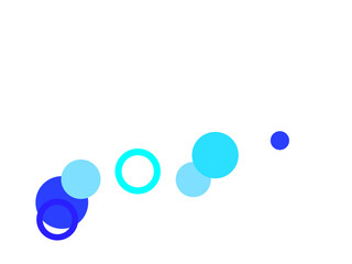 Circles, squares and triangles in white. Suitable for fabric, packaging, wallpaperAbstract Random Art. Rainbow Party Polka Background. All Color Dot.   Red Flying Background Color.