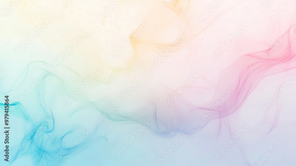 Poster abstract gradient background with soft pastel colors blending smoothly, perfect for text overlay