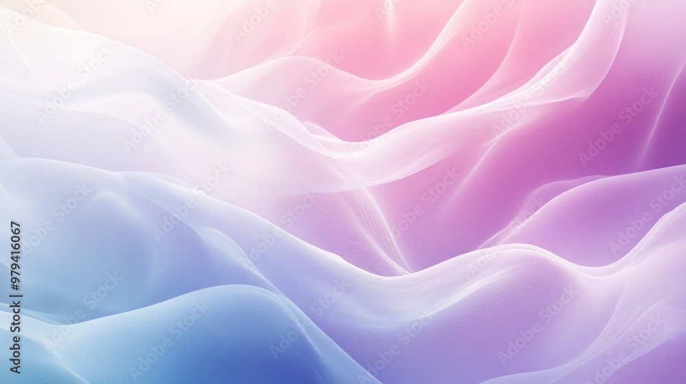 Poster abstract gradient background with soft pastel colors blending smoothly, perfect for text overlay