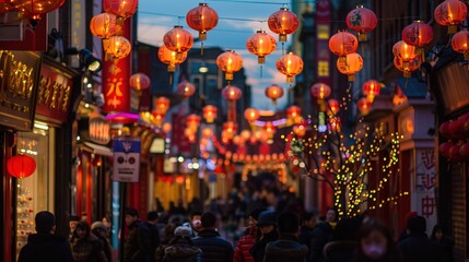 Chinese new year lantern wallpaper