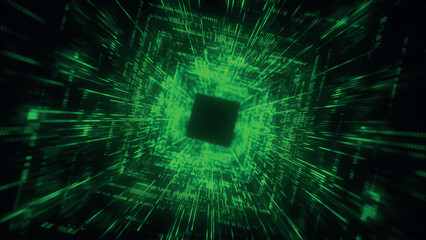 Obraz premium Abstract background with connecting dots and lines. Network connection structure. Plexus effect. 3d Vector illustration.