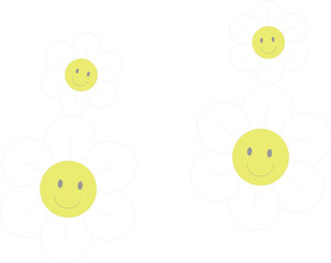 Minimal flower earring