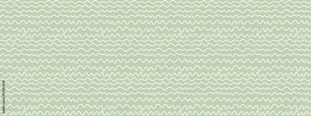 Poster neutrals color art abstract seamless pattern. pastel boho style endless linear wave print. trendy ne
