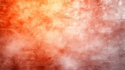 Fototapeta premium Artistic abstract brick wall with soft watercolor effects, terracotta and beige tones blending smoothly, top view, emphasizing fluidity and calmness, techbology tone, Complementary Color Scheme
