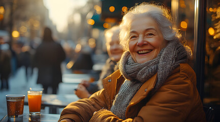 “Group at the Coffee Shop - Realistic Shot”
