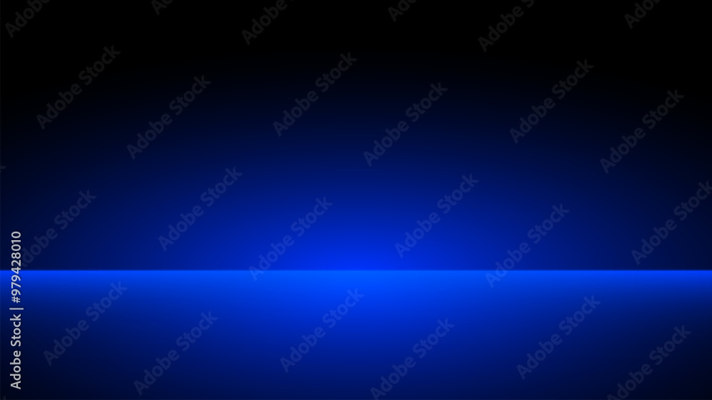 Aufkleber blue abstract background with glowing lines and waves creates a dynamic and energetic design