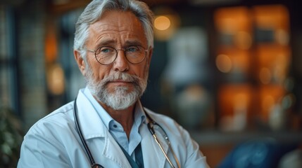 Obraz premium Illustrate a doctor listening attentively to a patient's concerns during