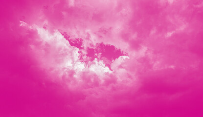 Beautiful violet clouds and sky. Abstract nature background.