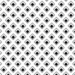 Seamless black and white diamond grid pattern