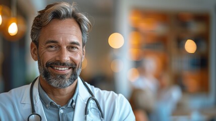 Obraz premium Patient's viewpoint: Showcase the sense of security and reassurance gained