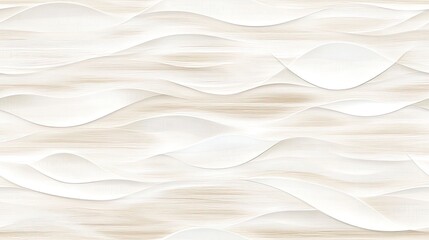 The focus is on a beautifully crafted wooden wall featuring a wavy pattern, revealing its stunning grain and texture in vivid detail under soft illumination SEAMLESS PATTERN