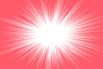 Fototapeta premium 赤色のベタフラッシュの背景イラスト