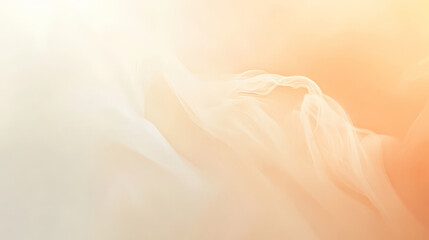 Fototapeta premium A soft gradient shifting from peach to light cream, with a warm, comforting tone and smooth color transitions, perfect for a gentle abstract background.