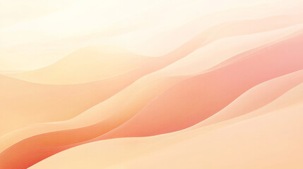 A soft gradient shifting from peach to light cream, with a warm, comforting tone and smooth color transitions, perfect for a gentle abstract background.