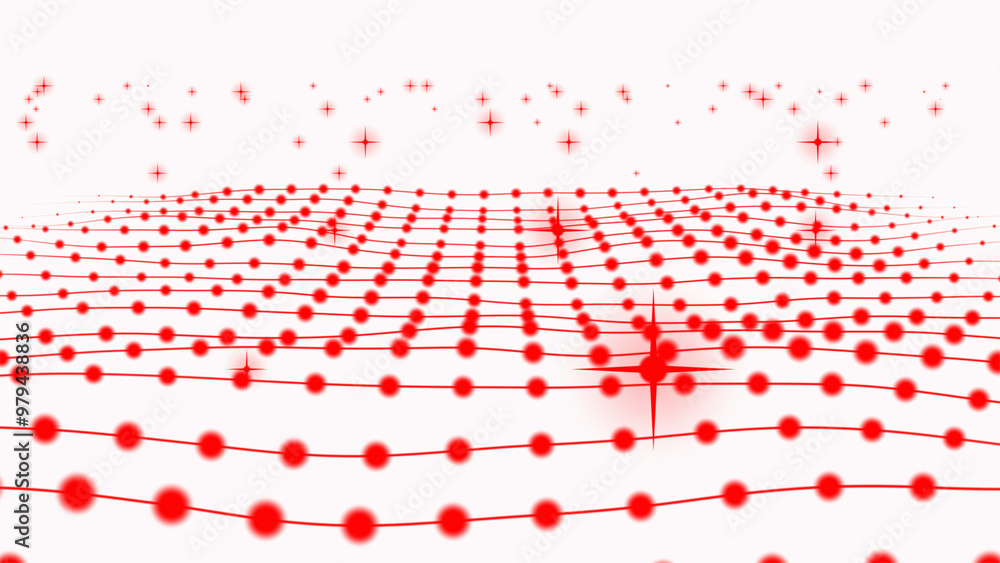 Aufkleber abstract digital background. network connection structure. big data dot and line structure. futurist