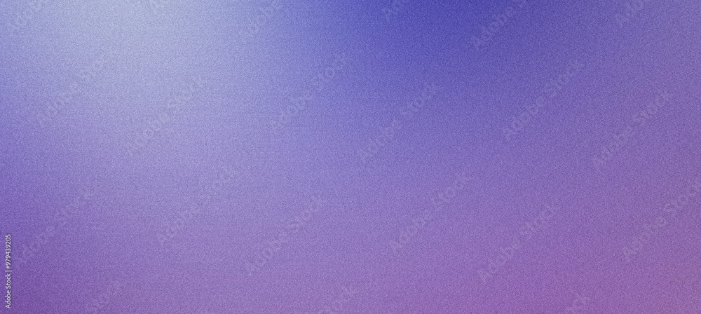 Poster gradient background with a blue to purple fade and a grainy texture