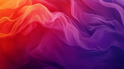 Obraz premium A vibrant fluid gradient of red and purple forms a flowing frame, with soft, undulating shapes swirling around the edges and creating a dynamic, energetic composition.