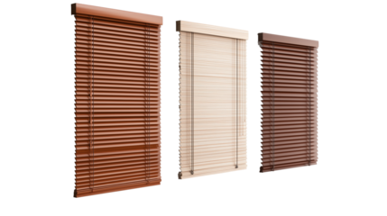  window blinds on transparent background