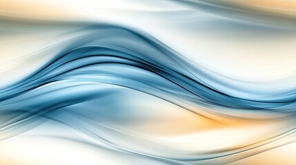 Fototapeta premium A stunning 3D rendering showcases an abstract sculpture of smooth, undulating shapes in light blue and white, illuminated softly to enhance its fluid elegance and tranquil feel SEAMLESS PATTERN