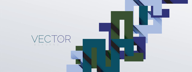 Color bend lines with shadow texture effect. Vector Illustration For Wallpaper, Banner, Background, Card, Book Illustration, landing page