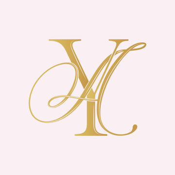 AY,YA, logo AY, Letter AY, monogram AY, vector, logo, Wedding Monogram Initials, Wedding Logo,Wedding Monogram, Logo Design