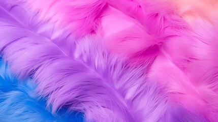 Fototapeta premium Abstract feather rainbow patchwork background