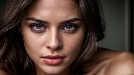 Fototapeta premium woman, beauty, face