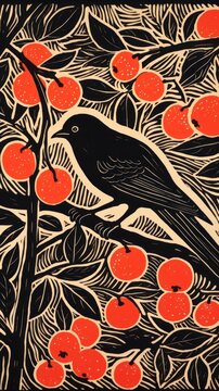 Faries pattern drawing nature.