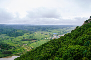 Naklejka premium view from the hill