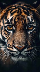Tiger, portrait of a bengal tiger
