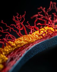 Hyperlipidemia,Cholesterol in the blood vessels causes the problem of clogged blood vessels.