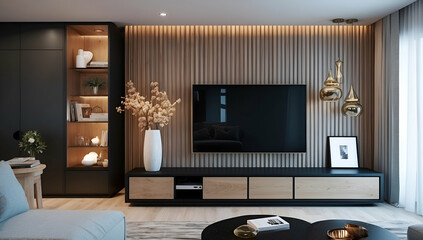 Modern living room interior.