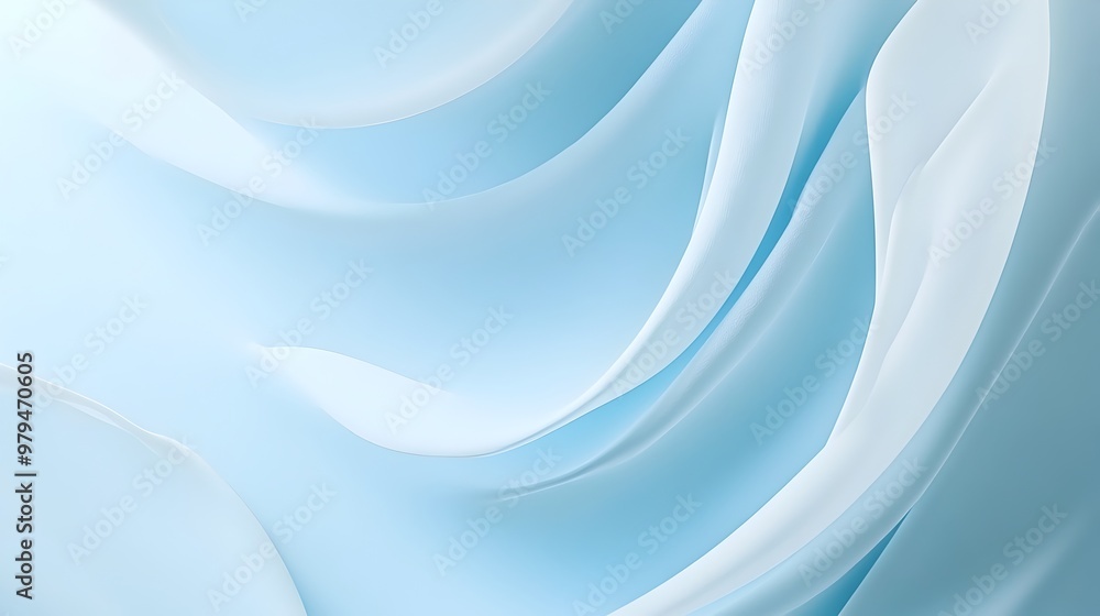 Poster soft and ethereal abstract background with flowing pastel textures