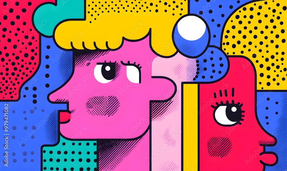 Poster minimalist line art characters, a collection of elegant figures created with simplicity and grace, s