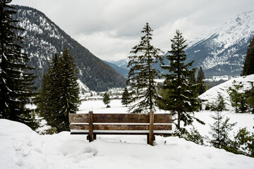 Wintereinbruch in den Bergen September 2024 Tirol Buchensteinwand