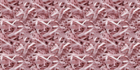 shredded paper filler in dusty rosewood color with thin, delicate strips