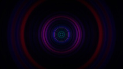 Abstract Minimalist Neon Light Arcs on Dark Background