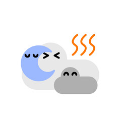night hot cloud  