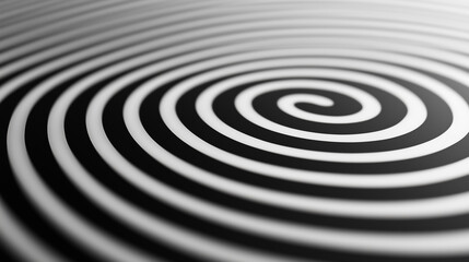 Abstract spiral pattern creating dizzying optical illusion