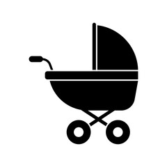 Kid stroller icon